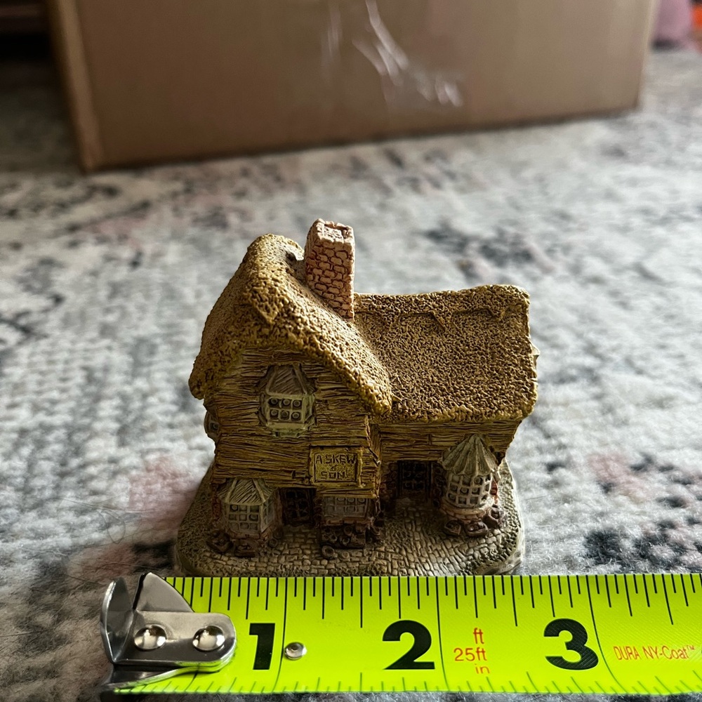 Charming Cottage Figurine - Brown and Tan